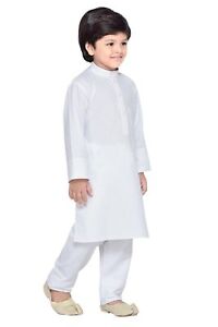 Kids-Boys Kurta Pajama Set-Indian-Ethnic-Cultural-Fancy Party Dress Cotton Kids