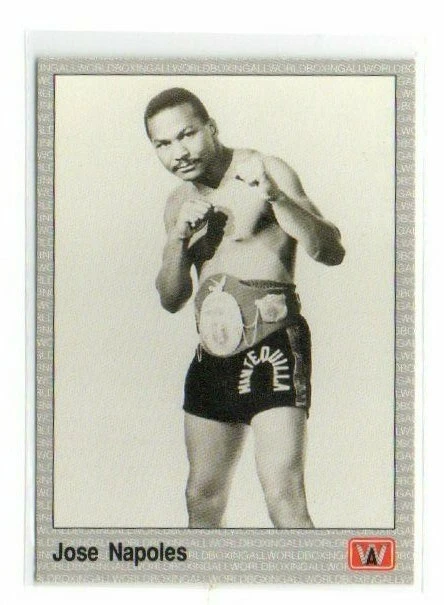 JOSE NAPOLES 1991 AW ALL WORLD BOXING CARD  - Image 1 of 1