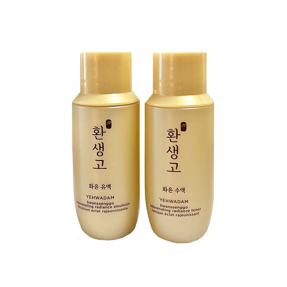 Mini tónico y emulsión The Face Shop Hwansaenggo Hwayun tamaño 32 ml cada uno Foto 1 de 1