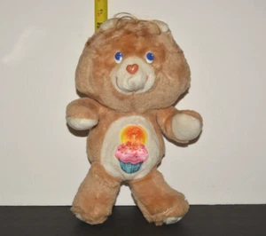 Vintage Maverick 1980's Brown Birthday Care Bear with BLUE Eyes - VERY RARE!!! - Picture 1 of 7