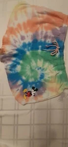 Disney Mickey Mouse Tie Dye Shorts 2x - Picture 1 of 3