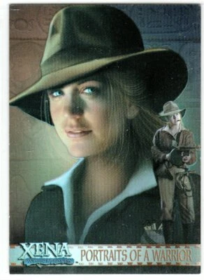 XENA 2004 ART & IMAGES PORTRAITS OF A WARRIOR PP9 INSERT TRADING CARD GABRIELLE - Image 1 of 2