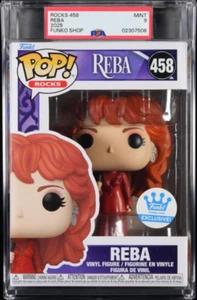 Reba McEntire Rocks 458 Funko Pop! Shop Exclusive PSA 9 MINT - Picture 1 of 3