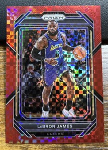 Lebron James 2022-23 Panini Prizm Red Power #/75 Lakers #134 READ
