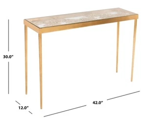 Safavieh LEILANI PALM LEAF CONSOLE TABL, Reduced Price 2172749934 CNS2500A - Picture 1 of 5