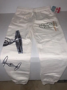 Mad Engine STAR WARS Print Jogger sleep pants elastic & tie waist  Small or MED - Picture 1 of 7