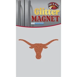 Texas Longhorns Glitter Magnet - Picture 1 of 1