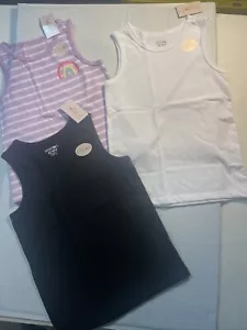 Garanimals Girls Tank Top Shirt 4 Toddler Lot Of 3 Unisex - Picture 1 of 1