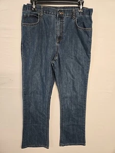 Childrens Place Boys Bootcut Blue Jeans Size 18 Husky Adjustable Waist B2 - Picture 1 of 9