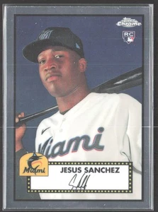 Jesus Sanchez 2021 Topps Chrome Platinum Anniversary #48 Rookie Miami Marlins - Picture 1 of 2