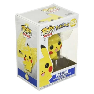 Pokémon POP! Games Vinyl figurine Pikachu Waving (Flocked) 9 cm - Picture 1 of 4