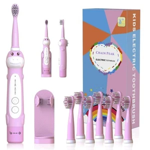 Dinosaur Toothbrush, Kids Sonic Electric Toothbrush for Children, Toddlers Bo... - Picture 1 of 7