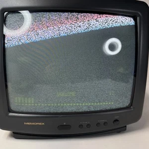 Memorex 13” Gaming Retro CRT Color TV Model MT1131V Vintage Tested And Working - Picture 1 of 7
