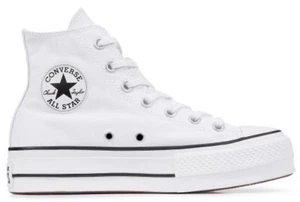 CONVERSE SNEAKER DONNA PLATFORM ALTA CHUCK TAYLOR ALL STAR 560846c BIANCO - Imagen 1 de 6