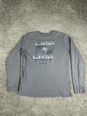 Burton Shirt Mens Small Gray Lost At Last Long Sleeve Snowboarding Casual READ - Image 1 of 4