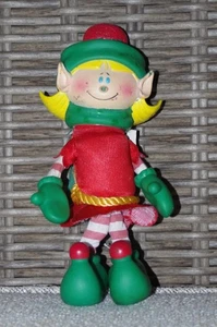 ELF FUN Christina Marie Pop-In-Kins Doll Only Christmas Fair Needs TLC - Picture 1 of 4