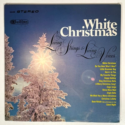 White Christmas Living Strings & Living Voices Vinyl LP 1968 VG+ Foto 1 de 4