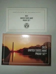 2021 - USA Mint Clad Proof Set mit Box & COA - Bild 1 von 4
