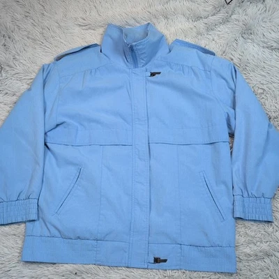 Chaqueta De Colección Boundary Waters Para Mujer M Azul Ligera Abrigo Bolsillos Cremallera Foto 1 de 4