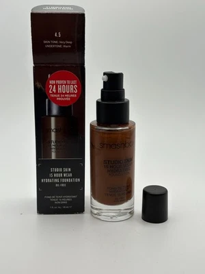 Smashbox Studio Skin Hydrating Foundation 1 fl oz - 4.5 Very Deep - Image 1 of 3