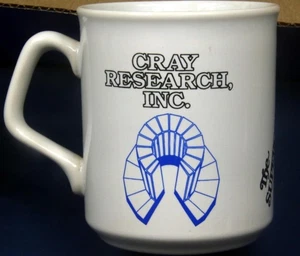 JP02 CRAY RESEARCH INC., "THE SUPER COMPUTER PEOPLE" TASSE ODER TASSE.  THE X-MP Super - Bild 1 von 3