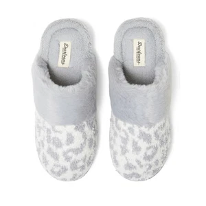 Zapatilla Dearfoams acogedora cómoda para mujer gris pequeña (5-6) - Imagen 1 de 5