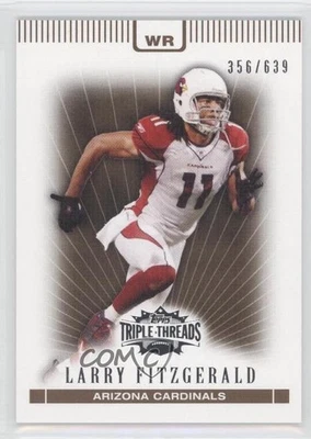 2007 Topps Triple Threads Sepia /639 Larry Fitzgerald #63 - Image 1 of 2