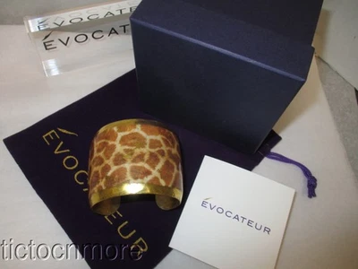 DESIGNER EVOCATEUR GIRAFFE HUMPHREYS SAFARI CUFF BRACELET HS124 RETIRED NOS - Image 1 of 4