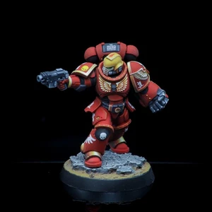 Pro Painted Warhammer 40k Blood Angels Primaris Assault Intercessor Sergeant - Picture 1 of 6