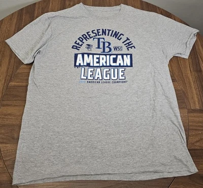 Camiseta Campeón de la Liga Americana Tampa Bay Rays 2020. Fantatic Hombre Talla XL Foto 1 de 4