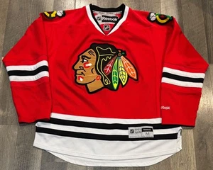 2016-17 Chicago Blackhawks NHL Reebok offizielles Heim rot Herren Premier Trikot - Bild 1 von 7