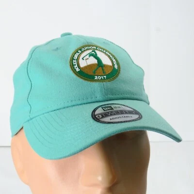 New Era 9Fifty 2017 Rolex Girls Junior Champions Green Golf Strapback Hat Cap - Image 1 of 4