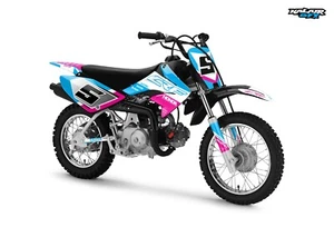 Kit Gráficos para Honda CRF70 Todos los Años CRF 70 CRF-70 Venom - MAGENTA - Imagen 1 de 8