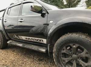 Fits Mitsubishi L200 Triton Side Stripe Graphics Barbarian Decals Any Colour - Picture 1 of 4
