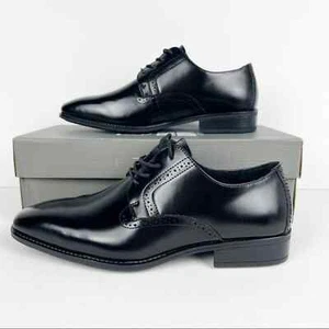 Neu Stacy Adams Ardell Herren 9 W schwarz rutschfest einfache Zehe Oxford Schuhe - Bild 1 von 11