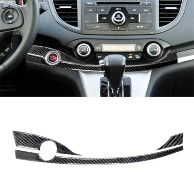 Cubierta inferior de fibra de carbono tipo B 3 piezas para Honda CR-V 2015-16 Foto 1 de 4