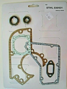 Nuevo For Fits STIHL MOTOSIERRA 030 031 032 SELLO DE ACEITE CIGÜEÑAL CONJUNTO CON JUNTAS - Imagen 1 de 1