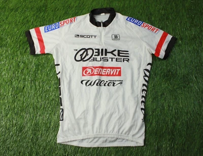 RARA CAMISETA CICLISMO HOMBRE MANGA CORTA JERSEY ENERVIT BIEMME ORIGINAL TALLA XL (5) Foto 1 de 4