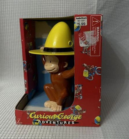 New In Box Vintage Curious George Adventures Flashlight Collectible Toy Cover