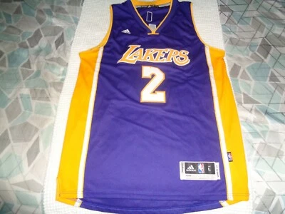 Lonzo Ball Los Angeles Lakers Adidas Swingman Sewn Basketball Jersey Mens Large Foto 1 de 4