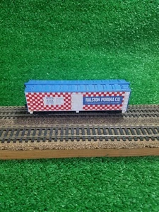 Verbesserte Tyco HO Ralston Purina 40' eintürige Werbetafel Kühlwagen MRS 4554  - Bild 1 von 10