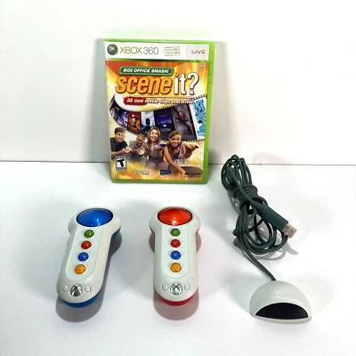 SCENE IT? Xbox 360 Box Office Movie Trivia game 2 controllers - Image 1 of 4