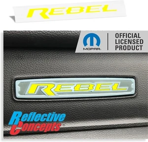 2019-2026 Ram REBEL- Glove Box Badge Inlay Decal Sticker - Picture 1 of 70
