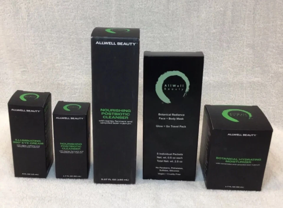 Crema iluminadora de ojos AllWell Beauty, hidratante hidratante y limpiador nutritivo Foto 1 de 1