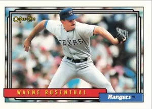 1992 O-Pee-Chee Baseball Wayne Rosenthal Texas Rangers #584 - Picture 1 of 2