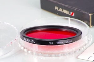 FILTRO PLAUBEL FILTER 58mm NEW IN BOX OLD STOCK R60 RED FOR MAKINA 67 670 - Imagen 1 de 5