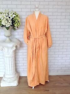 Cawö, langer Bademantel für Damen in Gr. 46, Farbe: Orange, top Zustand 