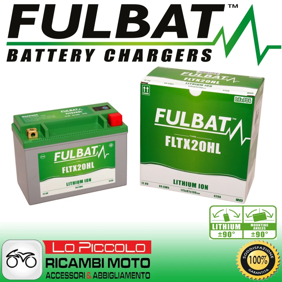 FUL BAT FLTX20HL LITHIUM BATTERY YAMAHA XV M MIDNIGHT VIRAGO 920 1983 LIGHT - Image 1 of 1