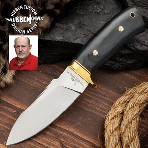 Hibben Chugach Fixed Blade Hunter Knife With Sheath | Overall Length 8 7/8" - Picture 1 of 5