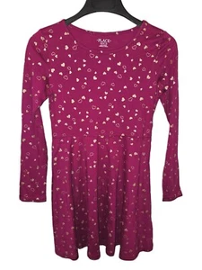 The Childrens Place Rose Parade Long Sleeve Fit & Flare Dress Girl's Size XL 14 - Picture 1 of 10